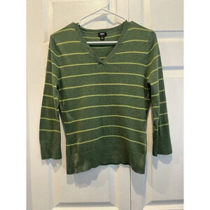 Mossimo Supply Co. Green V-Neck Sweater